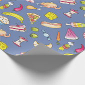 Lebensmittel Geschenkpapier (Ecke)