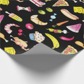 Lebensmittel Geschenkpapier (Ecke)