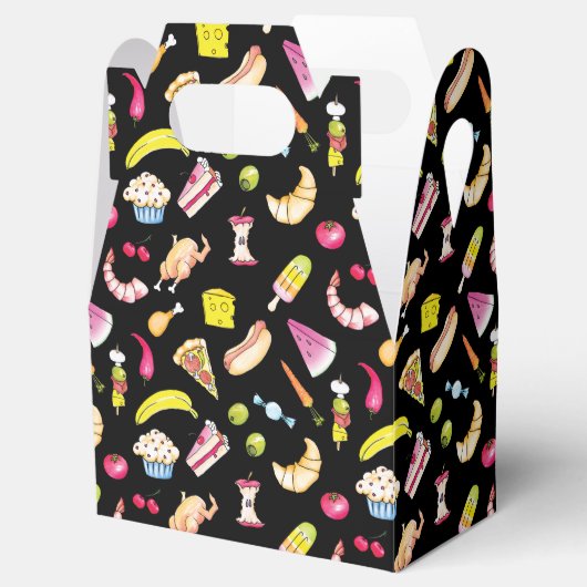 Lebensmittel Geschenkschachtel (Geöffnet)