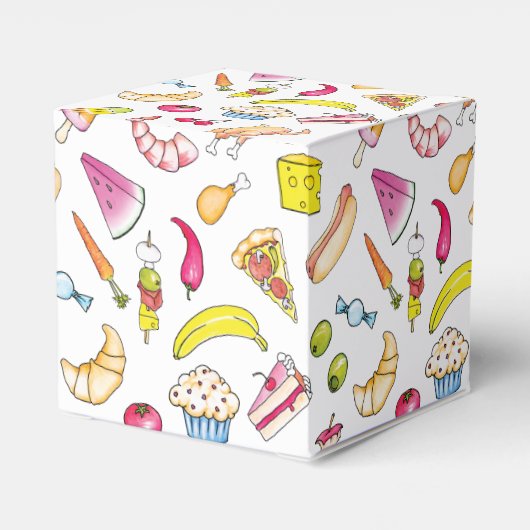 Lebensmittel Geschenkschachtel (Rückseite)