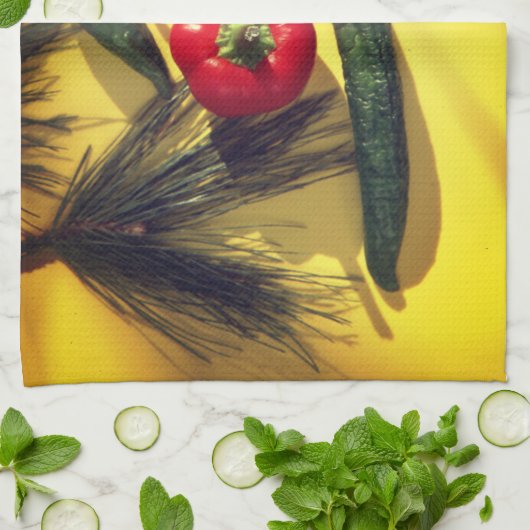 Lebensmittel Geschirrtuch (Gefaltet)