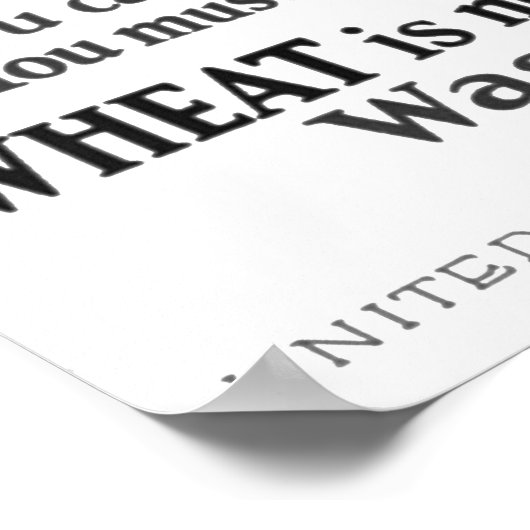 Lebensmittel gewinnen den Krieg - Eng & Jiddisch - Poster (Ecke)