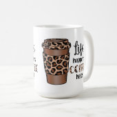 LEBENSMITTEL KAFFEE HELFEN LEOPARD PATTERN KAFFEETASSE (VorderseiteRechts)