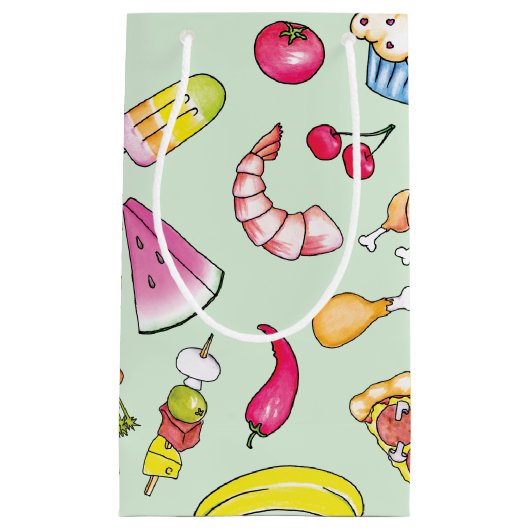 Lebensmittel Kleine Geschenktüte (Vorderseite)
