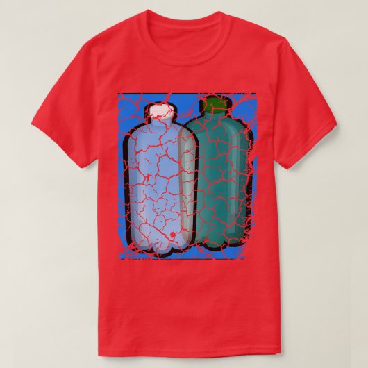 Lebensmittel Kochen Feinschmecker Wasser gestört T-Shirt (Design vorne)