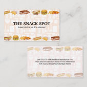 Lebensmittel | Küchengeräte Visitenkarte (Vorne/Hinten)