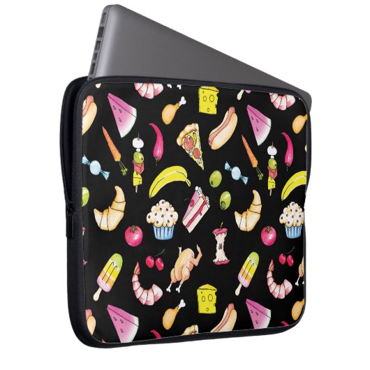 Lebensmittel Laptopschutzhülle (Vorne Rechts)
