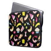 Lebensmittel Laptopschutzhülle (Vorderseite Links)