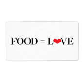 Lebensmittel = Liebe (Vorne)