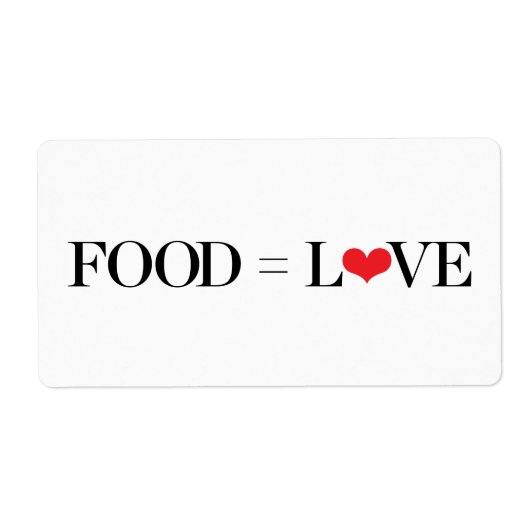Lebensmittel = Liebe (Vorne)