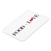 Lebensmittel = Liebe Magnet (Linke Seite)