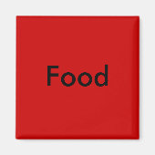 Lebensmittel Magnet (Vorne)