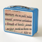 Lebensmittel Metall Brotdose (Rückseite)