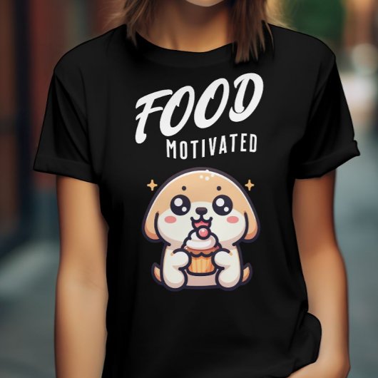 Lebensmittel motiviert T-Shirt