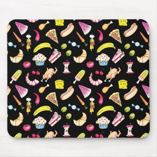 Lebensmittel Mousepad (Vorne)
