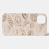 Lebensmittel Muster 3 Case-Mate iPhone Hülle (Rückseite (Horizontal))