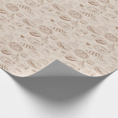 Lebensmittel Muster 3 Geschenkpapier (Ecke)
