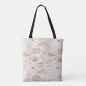 Lebensmittel Muster 3 Tasche (Rückseite)