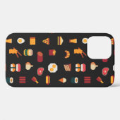 Lebensmittel nahtlos pixel art muster,gewebe textu Case-Mate iPhone hülle (Rückseite (Horizontal))