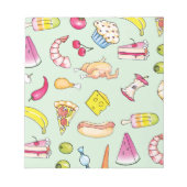 Lebensmittel Notizblock (Vorderseite)