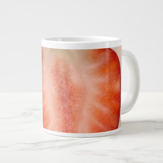 Lebensmittel - Obst - Erdbeerzittel Jumbo-Tasse (Vorderseite Rechts)