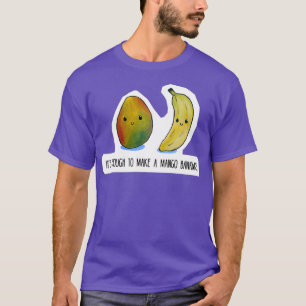 Lebensmittel Puff genug, um eine Mango-Banane zu m T-Shirt