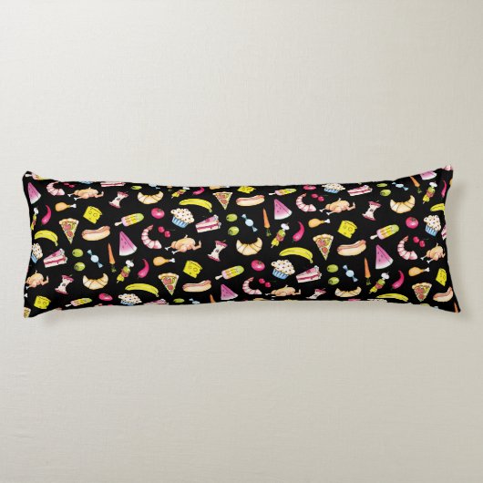 Lebensmittel Seitenschläferkissen (Rückseite)