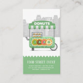 Lebensmittel-Straße Donuts Visitenkarte (Vorderseite)
