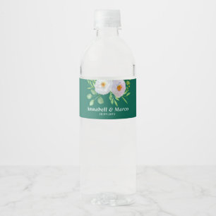Lebensmittel- und Getränke-Etikett-Set Wasserflaschenetikett