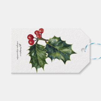 Lebensmittel- und Getränke-Label-Set Geschenkanhänger