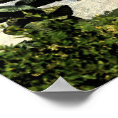 Lebensmittel- und Wassermengen werden in Luft geli Poster (Ecke)