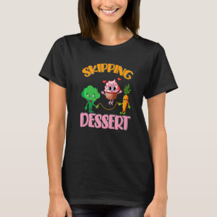 Lebensmittel-Wortspiel Brokkoli Karotte Cupcake T-Shirt