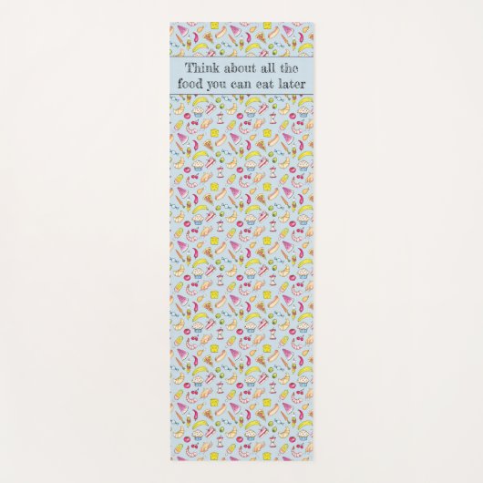 Lebensmittel Yogamatte (Vorderseite)