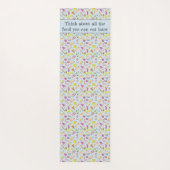 Lebensmittel Yogamatte (Rückseite)