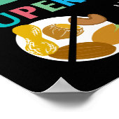 Lebensmittelallergie Superhero No Nuts Zulässige J Poster (Ecke)