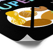 Lebensmittelallergie Superhero No Nuts Zulässige M Poster (Ecke)