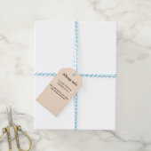 Lebensmittelallergie-Warnung Name Text Lebensmitte Geschenkanhänger (Mit Garn)