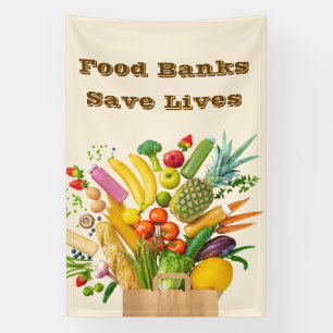 Lebensmittelbanken Rettete Leben Banner