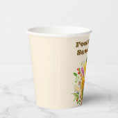 Lebensmittelbanken Rettete Leben Pappbecher (Rechts)