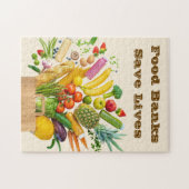 Lebensmittelbanken Rettete Leben Puzzle (Horizontal)