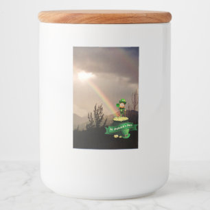 Lebensmittelbehälter-Etikett 2x3 Regenbogen Lebensmitteletikett