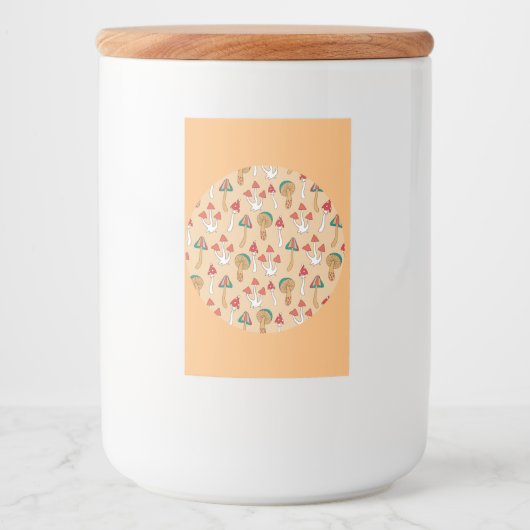 Lebensmittelbehälter Lebensmitteletikett (Vorderseite)