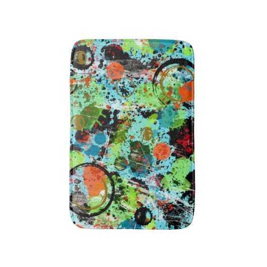 Lebensmittelbekämpfung Abstrakt Badematte (Vorderseite Vertikal)