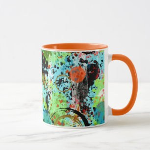 Lebensmittelbekämpfung Abstrakt Tasse