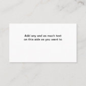 LebensmittelErdbeeren Business Cards Visitenkarte (Rückseite)