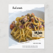 Lebensmittelereignis Flyer (Vorne)