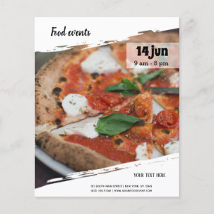 Lebensmittelereignis Flyer