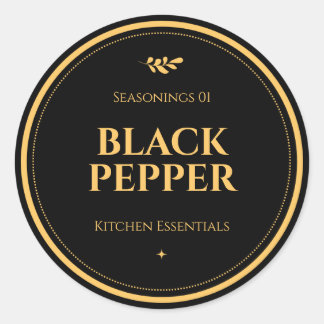 Lebensmitteletiketten, Etiketten für Gläser, Marki Runder Aufkleber