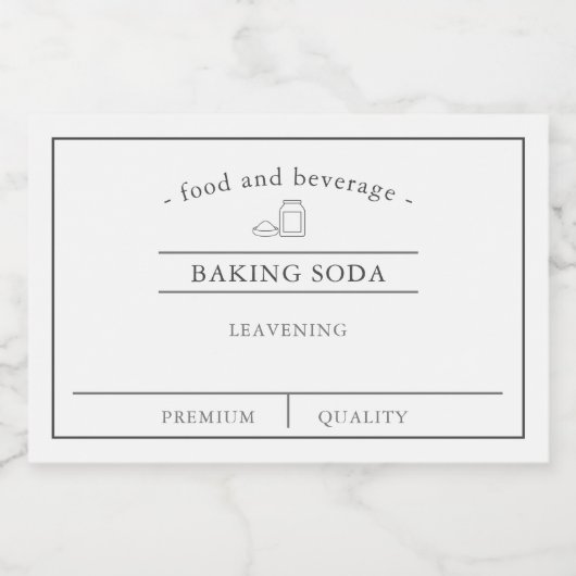 Lebensmitteletiketten Lebensmitteletikett (Einzelnes Label)