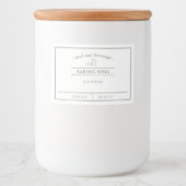 Lebensmitteletiketten Lebensmitteletikett (Vorderseite)